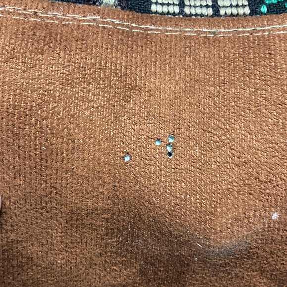 Vintage Floral Patterned Barrel Needlepoint Women's Bag - Picture 15 of 15